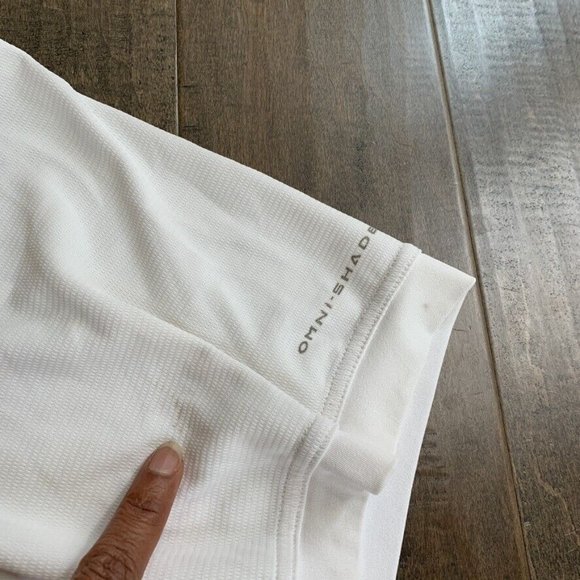 Columbia PFG Omni-Shade Performance Fishing Polo Shirt 2XL Vented Short Sleeve - Picture 6 of 12